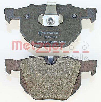 METZGER 1170843 GREENPARTS Bremsbelagsatz, Scheibenbremse
